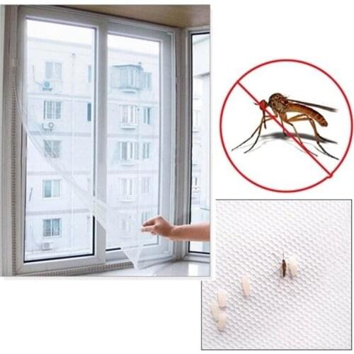 Window Screen Mesh Summer Anti Mosquito Dustproof Net Removable Washable Air Tulle for Kitchen Windows Customizable