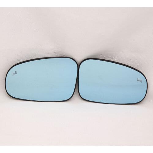 Blue Mirror Car Side Rearview Mirror Glare Proof Mirror Heated Rearview Mirror BSM Emblem For Toyota 2011-2014 Prius