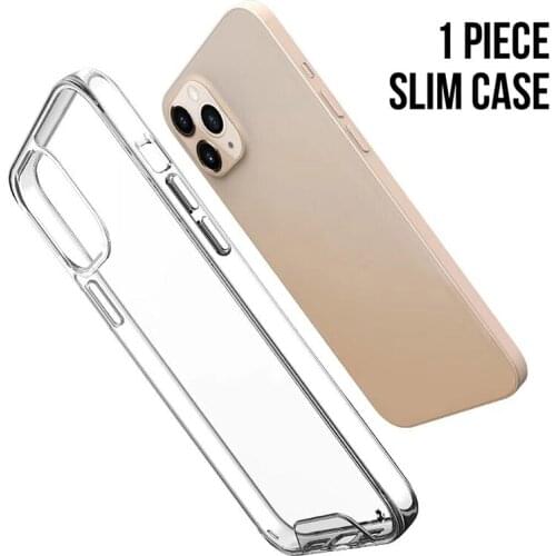Protective Phone Case For IPhone 12 / Pro / Pro Max TPU Silicon Clear Fitted Bumper Soft Cover For IPhone Transparent Back Cover