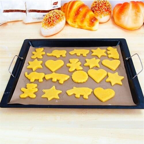 1PC Kitchen Silicone Baking Sheet Rolling Dough Pastry Cakes Bakeware Liner Pad Mat Oven Pasta Cooking Tools Kitchen Accessories