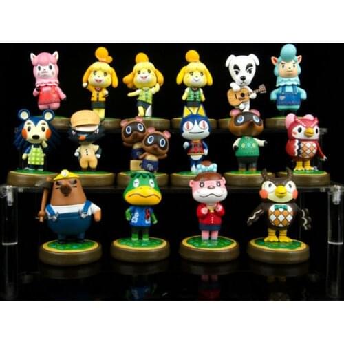 2020 Animal Crossing Action Figure Cute Cartoon Game Tom Nook K.K Isabelle Figure Model Toys Kids Christmas Gift Baby Toys