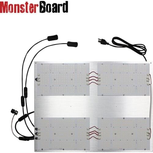 2020 Geeklight lm301h V4 480W monster board qb288 led grow light cree 660nm LG UV CREE IR switch mob chip king xpe lg 550 brite