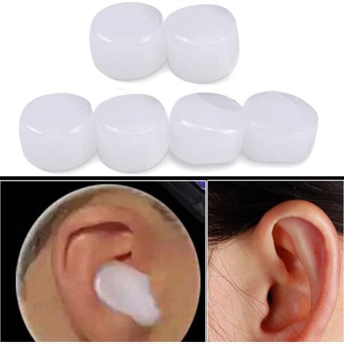 6Pcs Silicone ear Plugs Sleep Anti-Noise Snoring Earplugs Noise Cancelling For Sleeping Noise Reduction Protect Hearing Travel