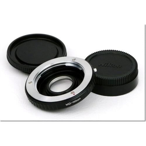 Minolta MD MC Mount Lens Adapter Optical Glass Infinity Focus for Nikon D3100 D3200 D5200 D5300 D7100 D7200 D800 D90 DSLR
