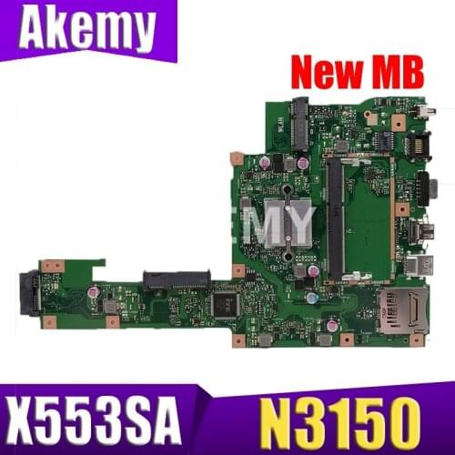 Akemy X553SA Motherboard N3150 4 cores For ASUS A553S A553SA F553S F553SA X553S laptop Motherboard X553SA Mainboard