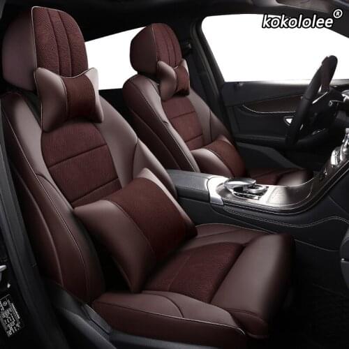 Kokololee Auto Cloth car seat covers for FIAT Bravo Freemont Punto Linea make custom Automobiles Seat Covers car-styling