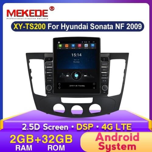 Android 9.7'' Tesla screen Car multimedia gps player for Hyundai Sonata NF 2009 BT WiFi carplay Auto Stereo Head Unit 4G Lte