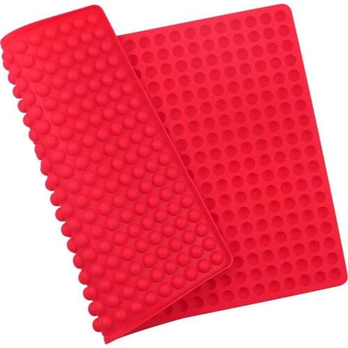 Large Round Silicone Baking Mat Silicone Mould For Dog Biscuits Dog Treats Chocolate Mold Baking Mat Heat Resistant Non-Stick