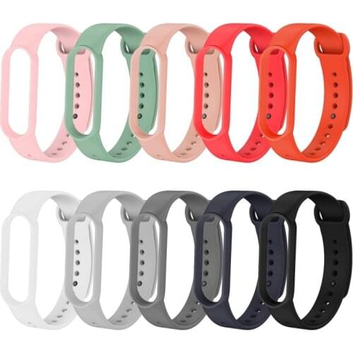 Colors Strap For Mi Band 6 Silicone Wristband Bracelet Replacement Straps QW