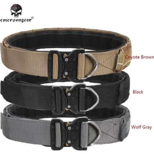 EmersonGear1.75-2inch One-pcs Combat Belt Tactical Heavy Duty Buckle Pistol EDC Belt EM9342