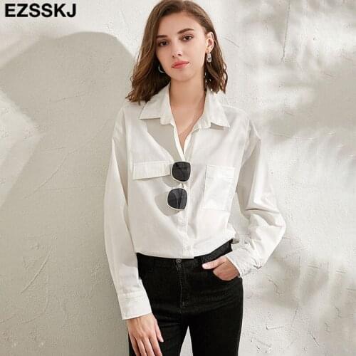 Женские рубашки в полоску Ezsskj China At AliExpress