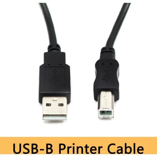 Printer Cable USB2.0 Male to USB B TypeB Male USB-B Printer Scanner Hard Disk Cable for Printer Copier Scanner