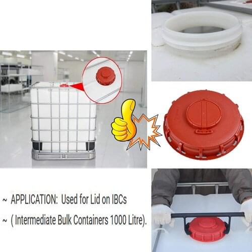 (Pack of 2)Heavy duty Gallon IBC Tank Lids / IBC Tote Lid Cover / Water Cube Liquid Tank Pods Totes Schutz Cap With Vented For S