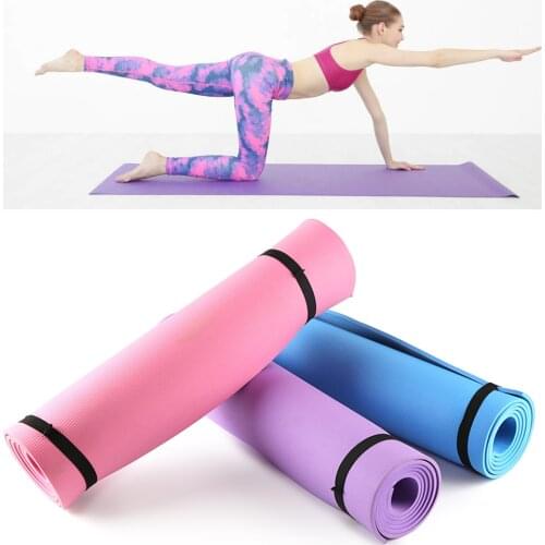 3-6mm Thick EVA Foam Yoga Mat Non Slip Yoga Pilates Exercise Fitness Mat 68X24 Inch Folding Gym Fitness Mat Fitness Equipment