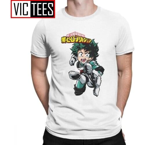 Men My Hero Academia Deku T Shirt 2021 Boku No Hero Academia Japanese Anime Cotton Funny 3D Print Tee Shirt Tshirt