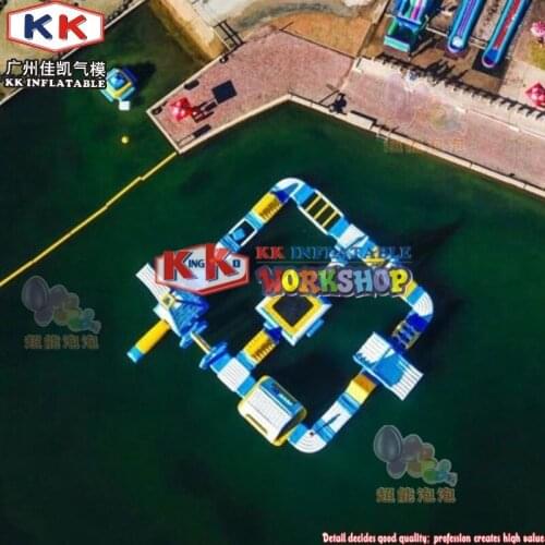 CE Marking 100 Capacity New Inflatable Floating Water Park Games