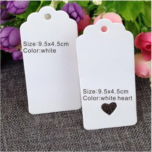 Wholesale Scallop Kraft Blank Hang tag, 4.5x9cm Retro Gift tag, Table Number cards, 50pcs/lot High Quality Kraft Tag