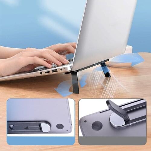 Laptop stand suporte notebook accessories macbook pro stand Mini Foldable laptop holder Cooling stand Universal Holder
