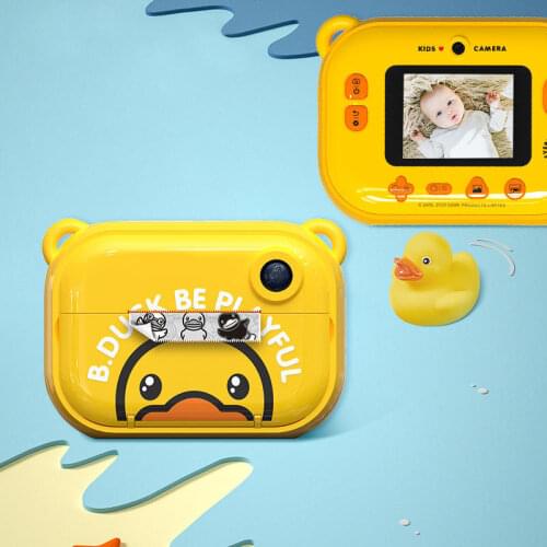 Portable Kid Camera Mini Pocket Thermal Camera Video Toy Cute Camera Photo Printer Outdoor Photography for Gift #R50