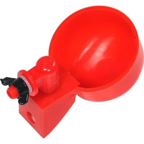 Poultry Automatic Watering Cups Farm Plastic Waterer Hen Goose Pigeon Feeder Chicken Watering Cups Breeding Fountain