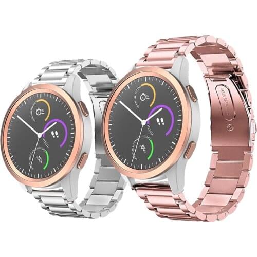 Stainless Steel watch Strap For TicWatch Pro 3/3 GPS 20MM 22MM Bracelet Wrist Straps For Vivoactive 3 3T 4 Wristband Accessories