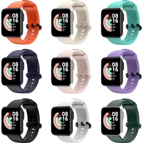 Silicone Sport Band Strap For Xiaomi Mi Watch Lite Watch Bracelet Replacement Watchband Correa For Mi Watch Lite Redmi Watch