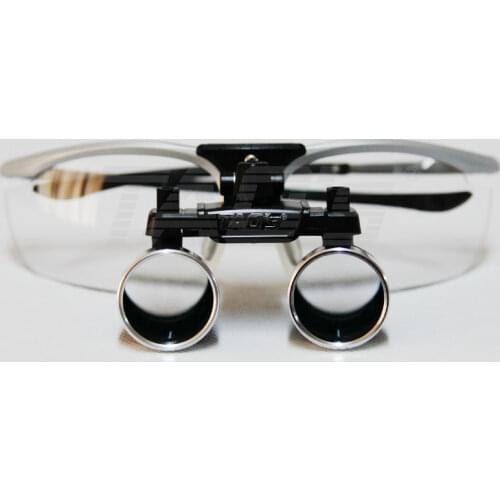 TAOS Black Dental Equipment Surgical Medical Dental Loupes Dental glasses 2.5X 420mm +LED Head Light Lamp Dental Lab