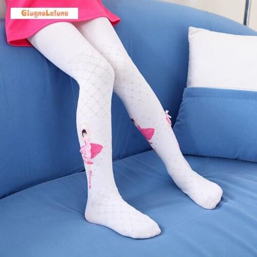 Knitted Girls Ballet Tights Stockings Pantyhose Fashion Cotton Solid Cute Ballet Girls Kids Children Stockings Tights 1-10 Years