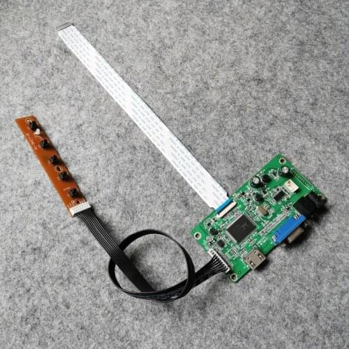+VGA 1600*900 30 Pin eDP laptops Fit LP140WD1/LP140WD2/LP173WD1 LCD screen DIY kit panel drive board card WLED