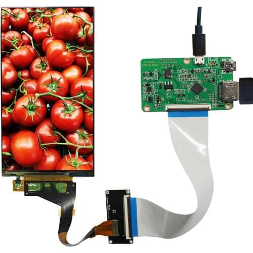 5.5inch 1440X2560 LCD Screen LS055R1SX04 work with HD MI To Mipi LCD Controller Board (with speaker )