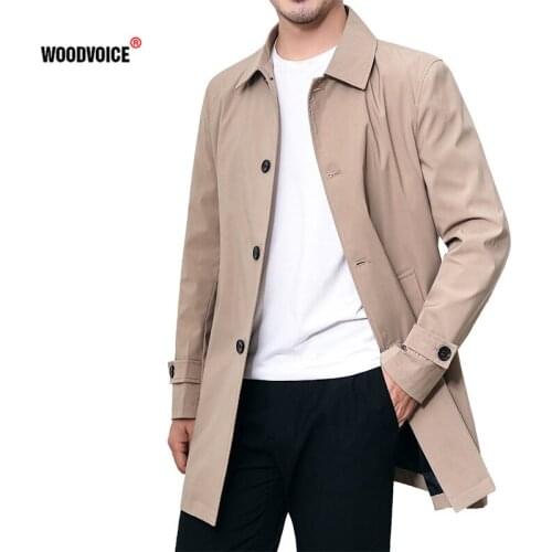 Woodvoice Men's Trench Coats