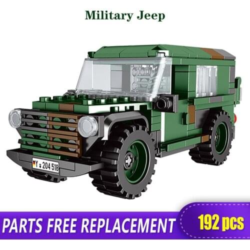 XINGBAO 06041 Army Theme The Offroad Car high-tech Tank Building Blocks Military Truck WW2 Weapon Figures Bricks Toys for Boys