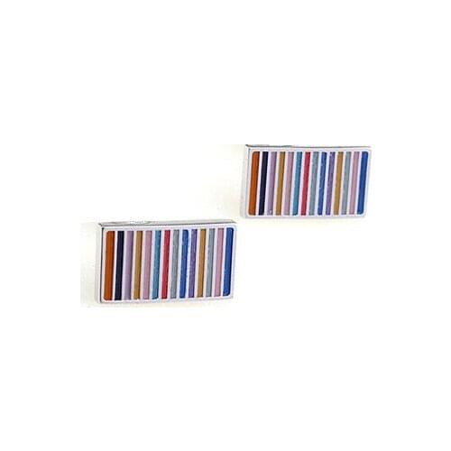 Color Cards Cufflink 15 Pairs Wholesale Free Shipping