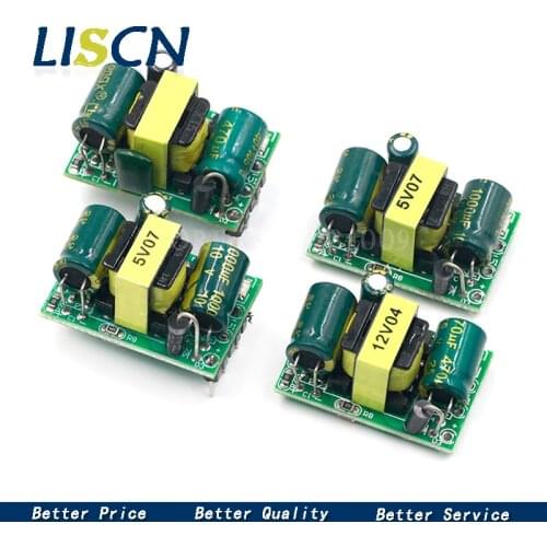 1PCS 12V400ma 5V700ma isolated switching power supply module (4.8W) / AC-DC step-down module Buck module 220V to 12V
