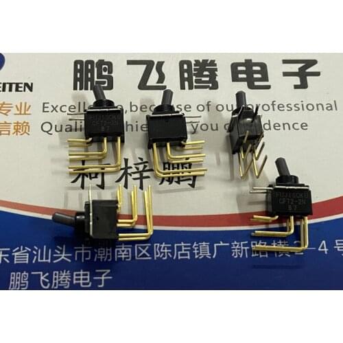 1PCS Imported FUJISOKU CFT2-2NC6-AW miniature curved foot button switch 6 feet 2 gears shaking head rocker arm power supply
