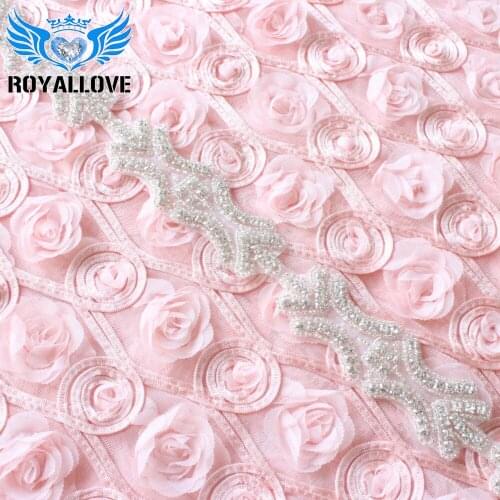 10 yards Beautiful Stunning Trim with Shine and Sparkle Nice for Wedding belt Bridal Dress Bridal Headband DIY Crystal Patch
