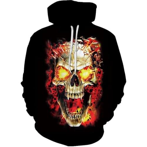 2020 Cross Border New 2056 Animal 3d Digital Printing Hoodie Long Sleeve Sweatshirt Mens Printed Street Mens Sportswear Top An