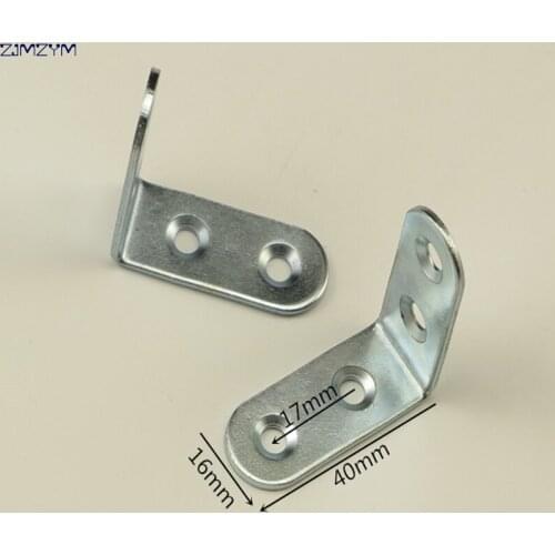 5pcs/se Furniture 40x40mm Shelf Support Angle Brackets Corner Braces Corner Code