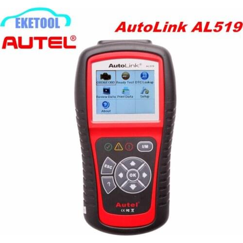 Autel AL519 AutoLink Works For Multi-brand Cars OBDII/EOBD Scanner Lifetime Upgrade Supports AutoLink AL519 Genuine