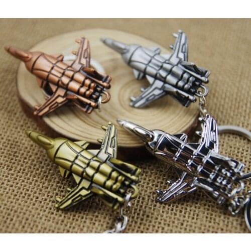 Bomber keychain key ring retro airplane model key chain llaveros hombre high quality aircraft chaveiro portachiavi