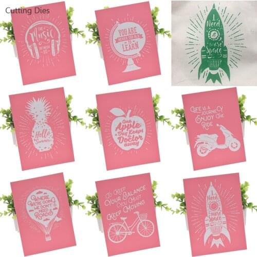 Cutting dies Stationery