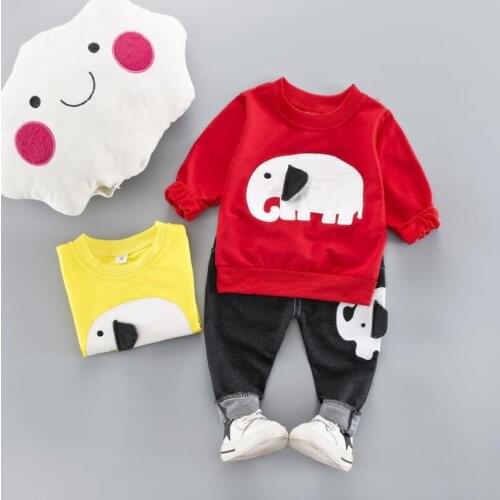 Boys Clothing Sets Spring Autumn Baby Kids Sets Cotton Star Boy Tracksuits Kids Suits Long Sleeve T Shirt+Pants SET 0-4 YEARS