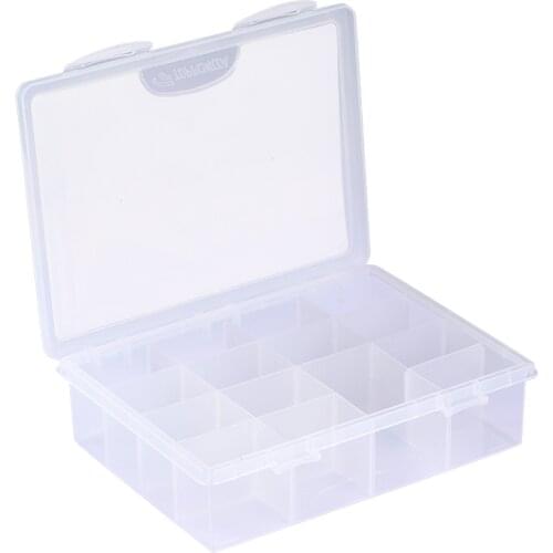 Adjustable Partition PlasticStorage Box Organiser Parts Container Working Bin Component Case