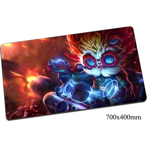 Heimerdinger mouse pad 700x400x2mm gaming mousepad gear lol gamer mouse mat pad game computer Revered Inventor mouse play mats