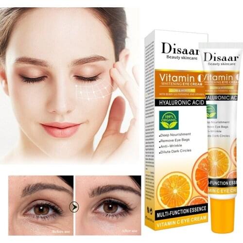 Disaar VC Eye Cream Peptide Collagen Serum Anti-Wrinkle Anti-Age Remover Dark Circles Eye Care Against Puffiness And Bags