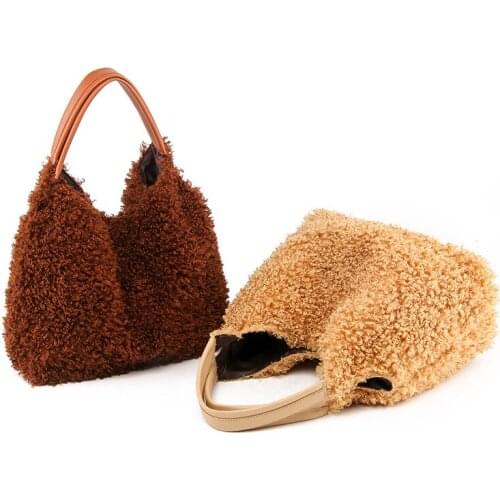 Fashion trend 2019 New Nylon Cloth Bags Fashion fluff elements Tote Bag Casual Shoulder Bags School Women Hand Bag ZX-099