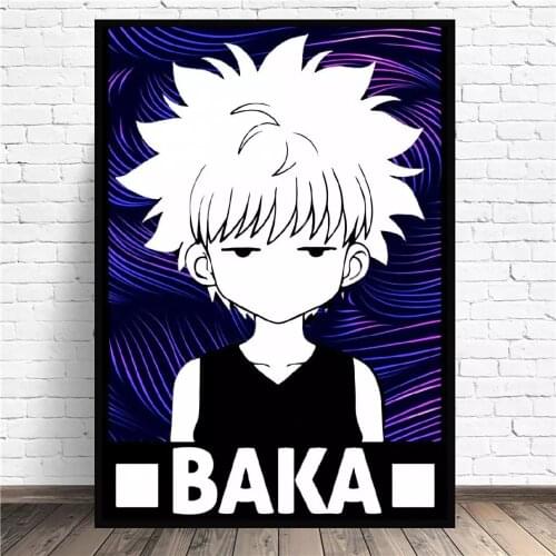 HD Print Modular Picture Kilua Baka Anime Canvas Cute Boy Black Painting Poster For Living Room Home Decor Wall Art No Framework