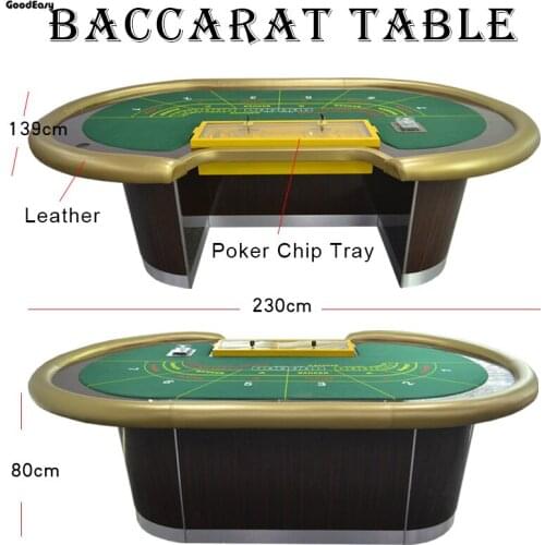 -Casino Baccarat Table Texas Hold'em Poker Indoor Board Game High Quality (Welcome to contact us)