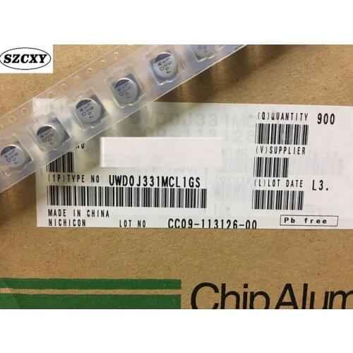 New and original UWD0J331MCL1GS 6.3V330UF 6.3*7.7