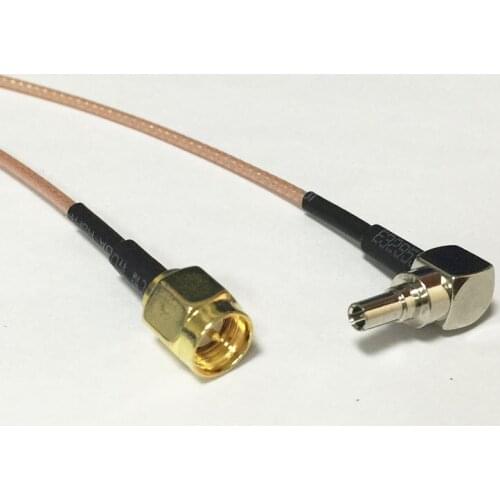 New SMA male/ female Switch CRC9 Right Angle jumper cable RG178 Wholesale 15CM 6" for 3G HUAWEI modem